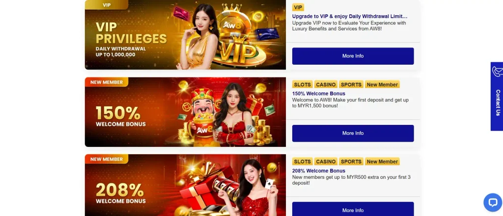 AW8 Daily and Weekly Promotions