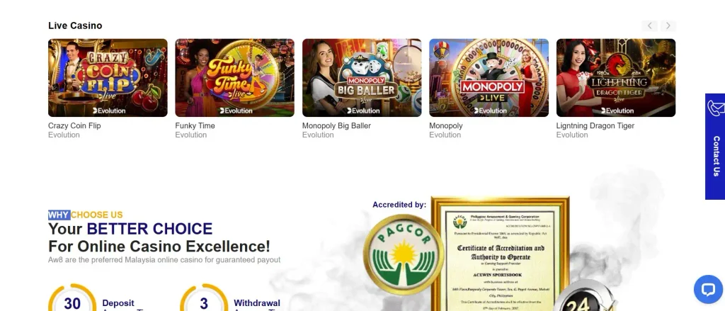 Game Shows and Other Live Games